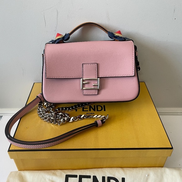 SOLD Fendi Flowerland Double Baguette Bag Micro - Picture 2 of 13